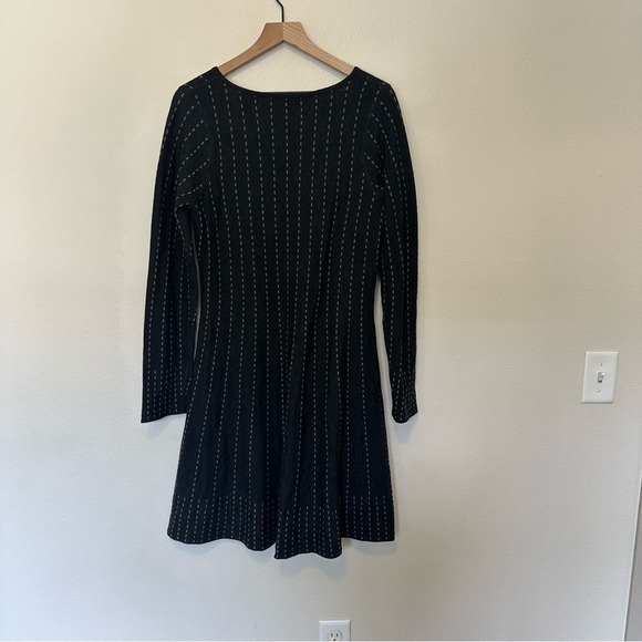 KIMSON KLOVER Wool Silk V-Neck Sweater A-Line Dress Womens Xl - Picture 6 of 6